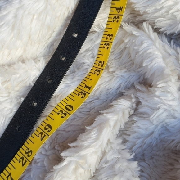 Brighton black leather belt - Picture 7 of 8